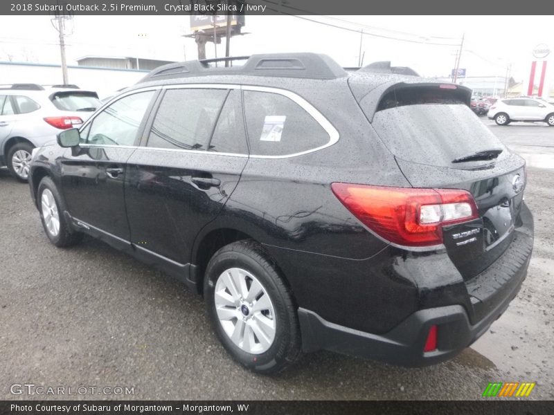Crystal Black Silica / Ivory 2018 Subaru Outback 2.5i Premium