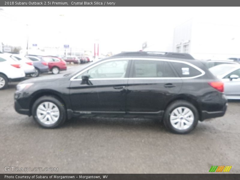 Crystal Black Silica / Ivory 2018 Subaru Outback 2.5i Premium