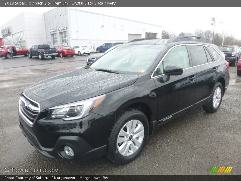 Crystal Black Silica / Ivory 2018 Subaru Outback 2.5i Premium