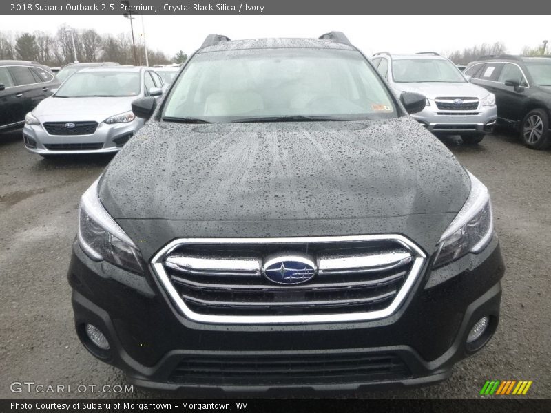Crystal Black Silica / Ivory 2018 Subaru Outback 2.5i Premium