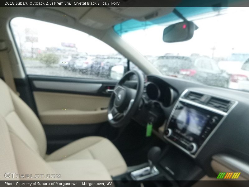 Crystal Black Silica / Ivory 2018 Subaru Outback 2.5i Premium