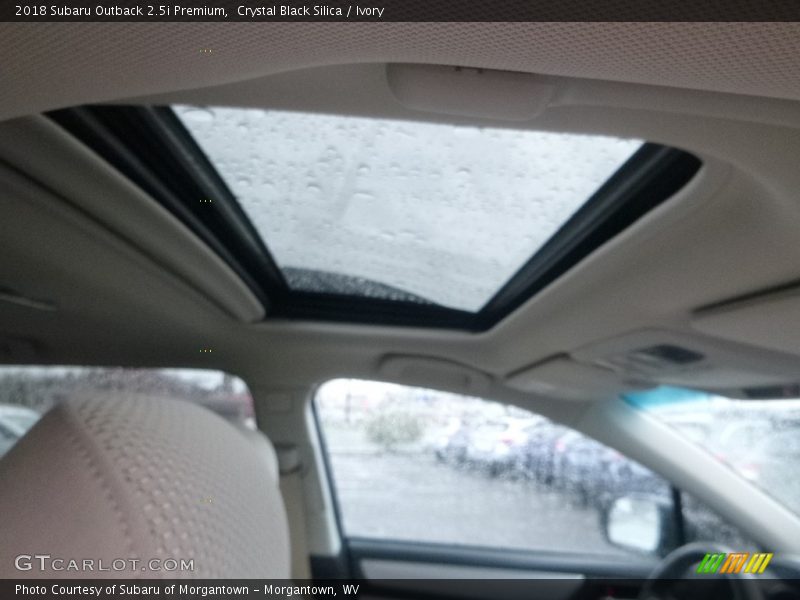 Crystal Black Silica / Ivory 2018 Subaru Outback 2.5i Premium