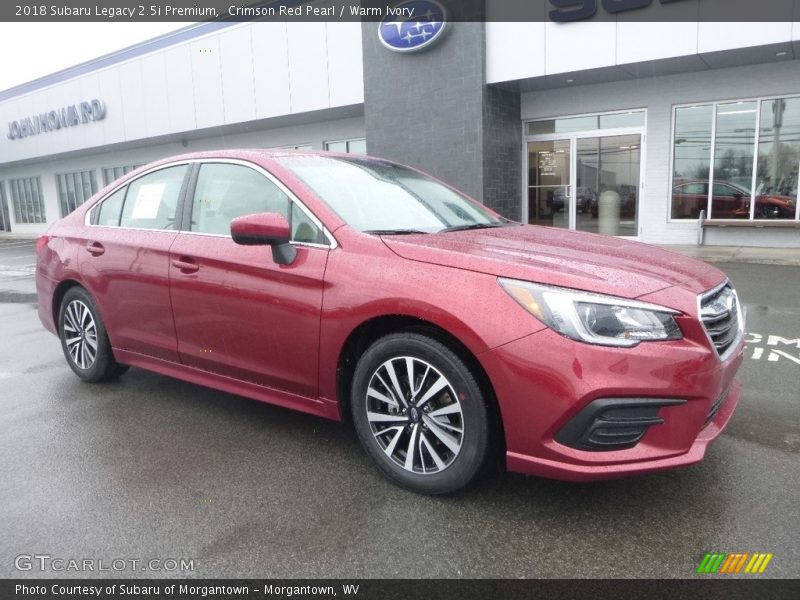 Crimson Red Pearl / Warm Ivory 2018 Subaru Legacy 2.5i Premium