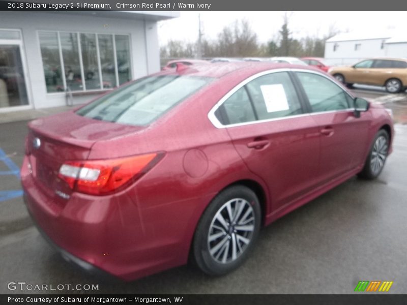 Crimson Red Pearl / Warm Ivory 2018 Subaru Legacy 2.5i Premium