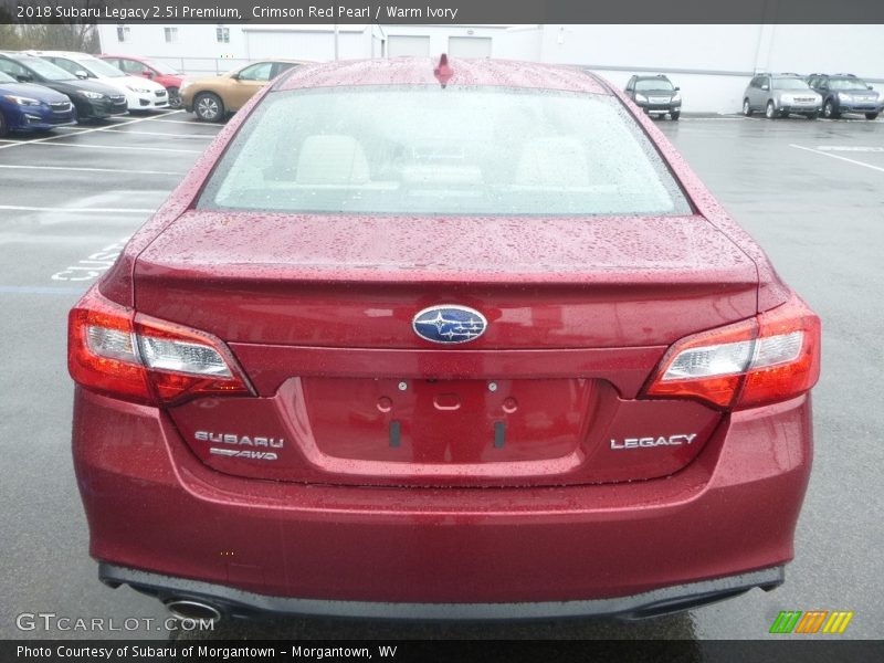 Crimson Red Pearl / Warm Ivory 2018 Subaru Legacy 2.5i Premium