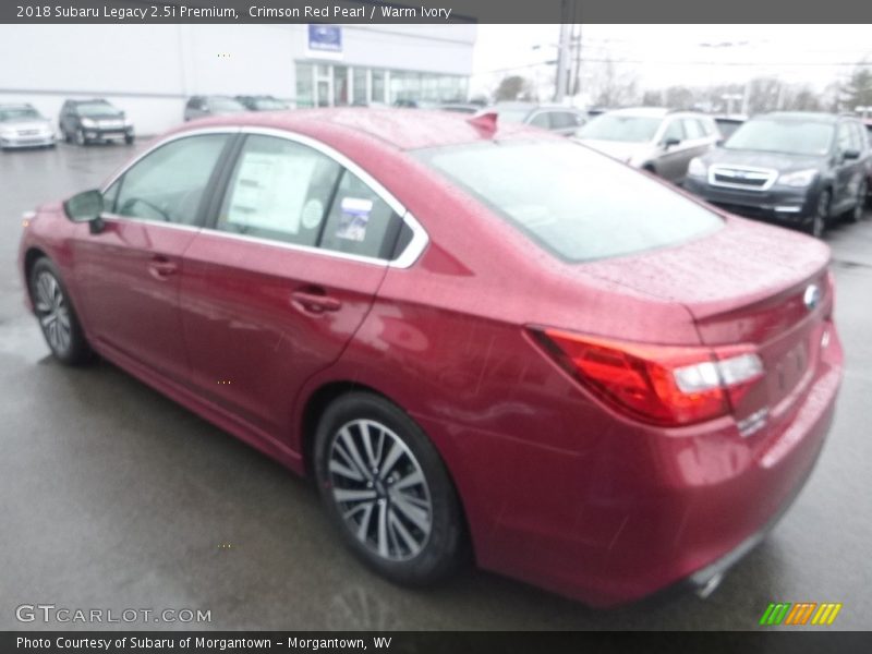 Crimson Red Pearl / Warm Ivory 2018 Subaru Legacy 2.5i Premium