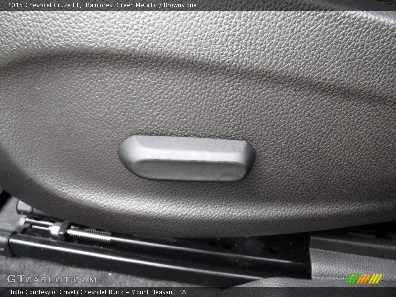 Rainforest Green Metallic / Brownstone 2015 Chevrolet Cruze LT