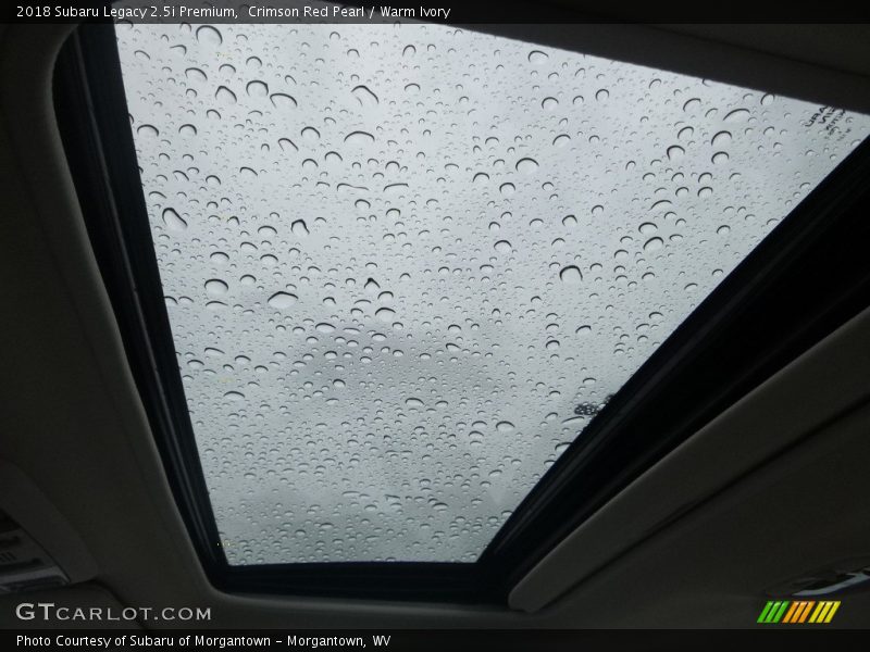 Sunroof of 2018 Legacy 2.5i Premium