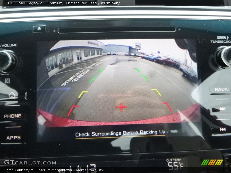 Crimson Red Pearl / Warm Ivory 2018 Subaru Legacy 2.5i Premium