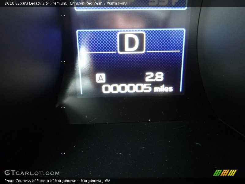 Crimson Red Pearl / Warm Ivory 2018 Subaru Legacy 2.5i Premium