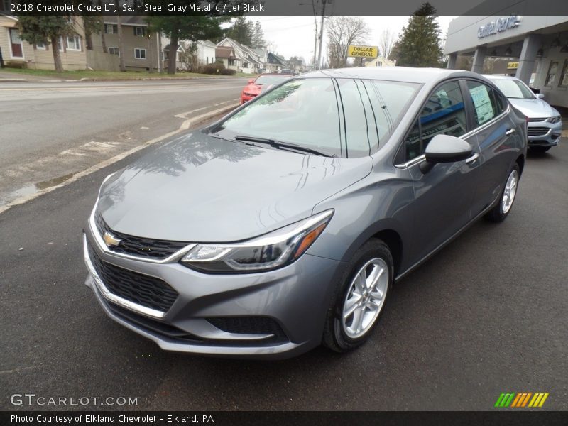 Satin Steel Gray Metallic / Jet Black 2018 Chevrolet Cruze LT