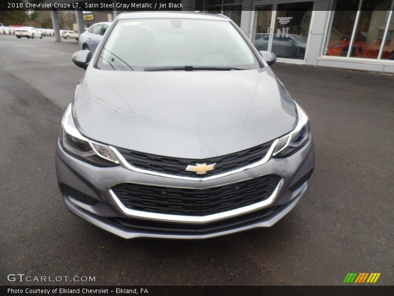 Satin Steel Gray Metallic / Jet Black 2018 Chevrolet Cruze LT