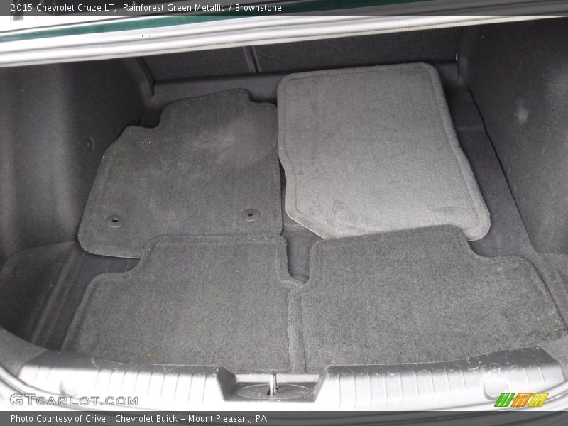 Rainforest Green Metallic / Brownstone 2015 Chevrolet Cruze LT