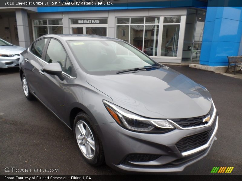 Satin Steel Gray Metallic / Jet Black 2018 Chevrolet Cruze LT