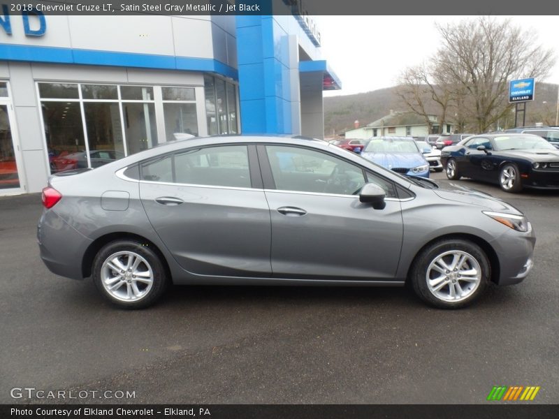 Satin Steel Gray Metallic / Jet Black 2018 Chevrolet Cruze LT