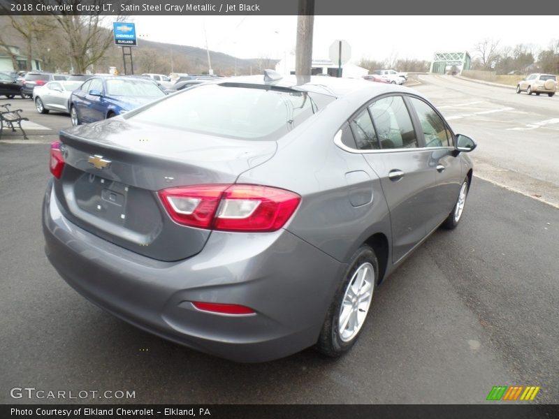 Satin Steel Gray Metallic / Jet Black 2018 Chevrolet Cruze LT