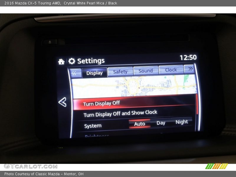 Crystal White Pearl Mica / Black 2016 Mazda CX-5 Touring AWD