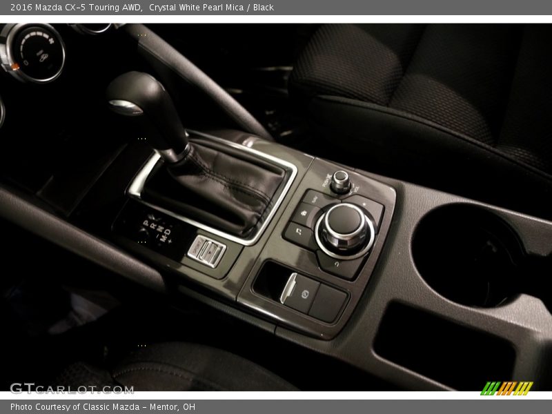 Crystal White Pearl Mica / Black 2016 Mazda CX-5 Touring AWD
