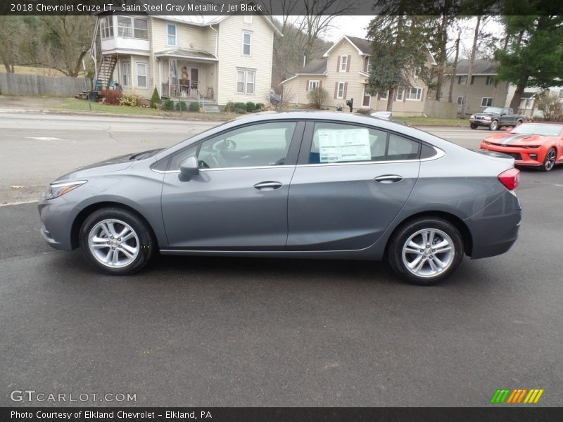 Satin Steel Gray Metallic / Jet Black 2018 Chevrolet Cruze LT