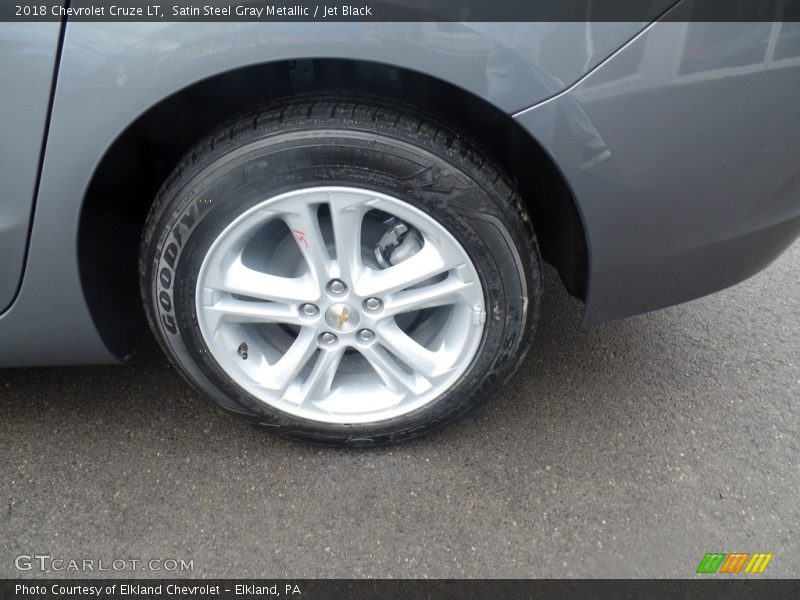 Satin Steel Gray Metallic / Jet Black 2018 Chevrolet Cruze LT