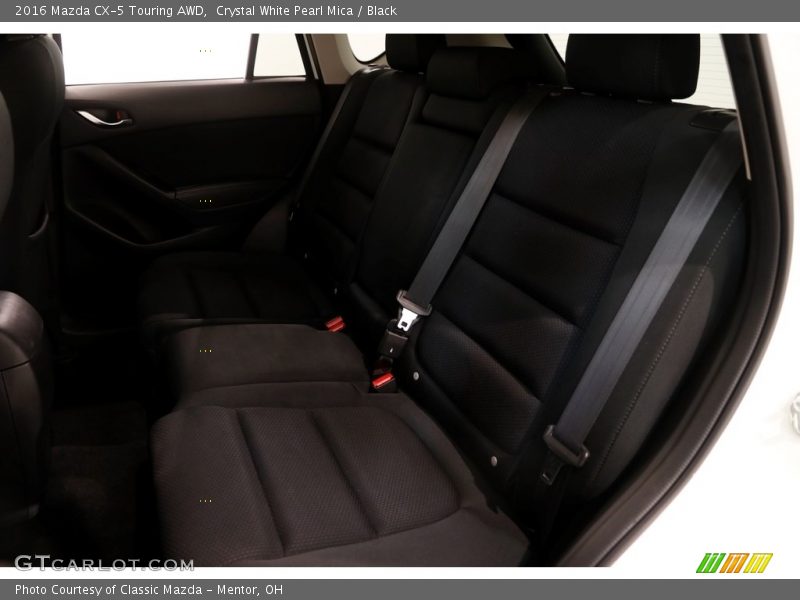 Crystal White Pearl Mica / Black 2016 Mazda CX-5 Touring AWD