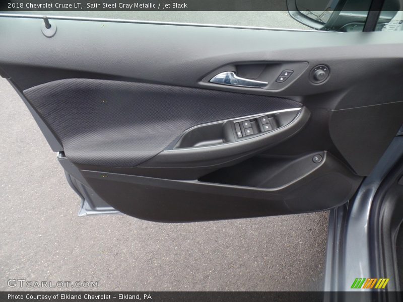 Satin Steel Gray Metallic / Jet Black 2018 Chevrolet Cruze LT