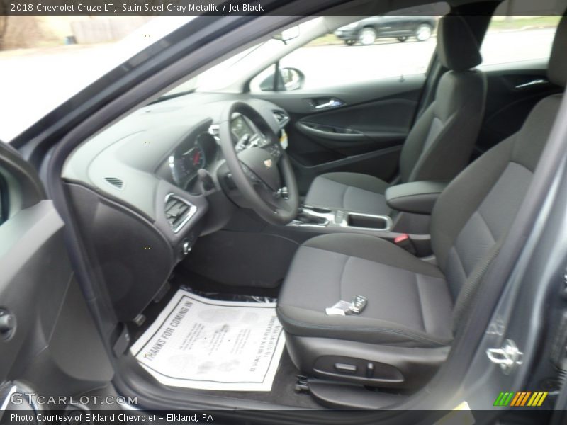 Satin Steel Gray Metallic / Jet Black 2018 Chevrolet Cruze LT