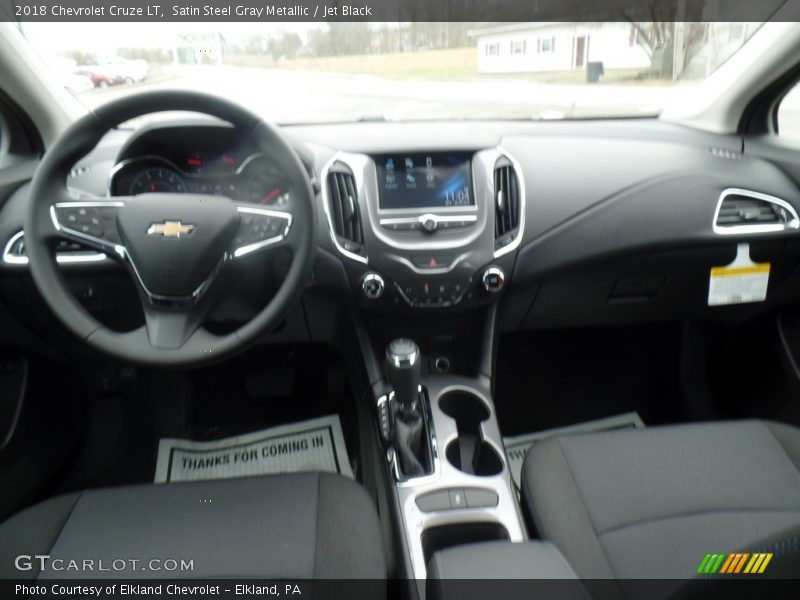 Satin Steel Gray Metallic / Jet Black 2018 Chevrolet Cruze LT