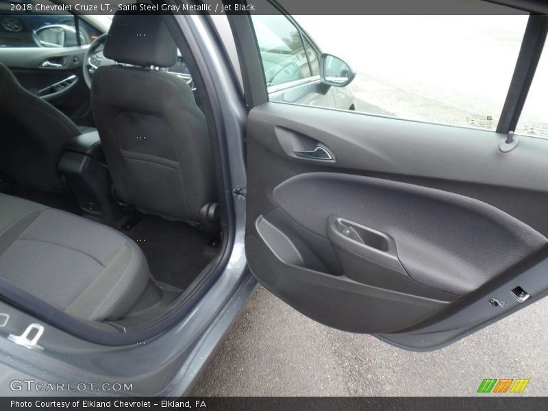 Satin Steel Gray Metallic / Jet Black 2018 Chevrolet Cruze LT