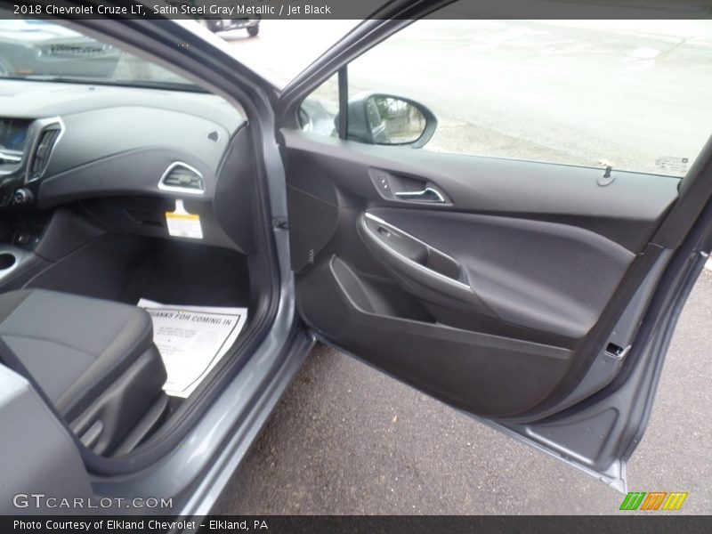 Satin Steel Gray Metallic / Jet Black 2018 Chevrolet Cruze LT