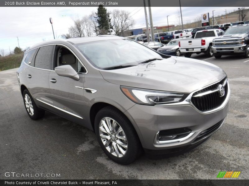 Pepperdust Metallic / Shale 2018 Buick Enclave Essence AWD