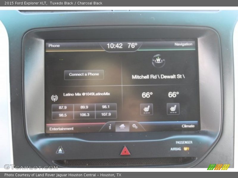 Tuxedo Black / Charcoal Black 2015 Ford Explorer XLT