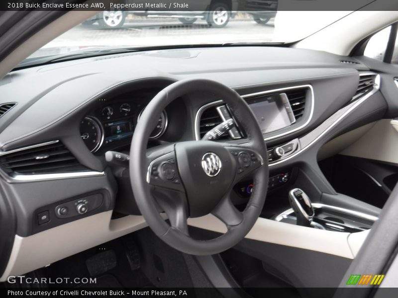 Pepperdust Metallic / Shale 2018 Buick Enclave Essence AWD