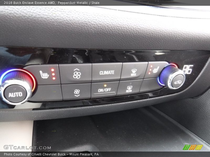 Pepperdust Metallic / Shale 2018 Buick Enclave Essence AWD