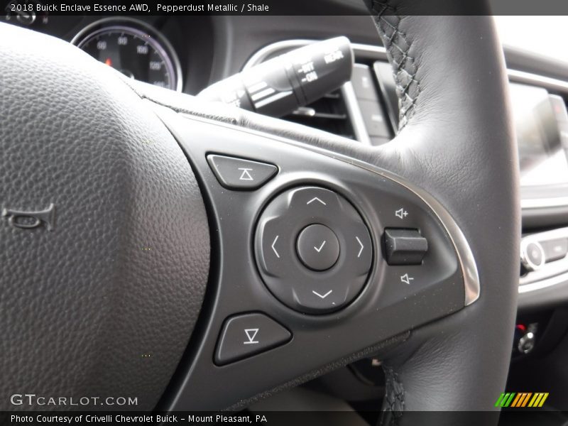 Pepperdust Metallic / Shale 2018 Buick Enclave Essence AWD