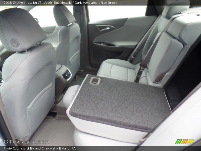Arctic Blue Metallic / Dark Atmosphere/Loft Brown 2018 Chevrolet Malibu LT