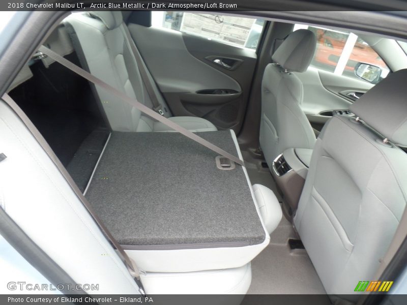 Arctic Blue Metallic / Dark Atmosphere/Loft Brown 2018 Chevrolet Malibu LT