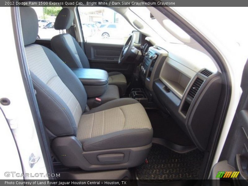 Bright White / Dark Slate Gray/Medium Graystone 2012 Dodge Ram 1500 Express Quad Cab