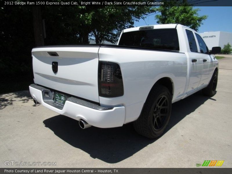 Bright White / Dark Slate Gray/Medium Graystone 2012 Dodge Ram 1500 Express Quad Cab