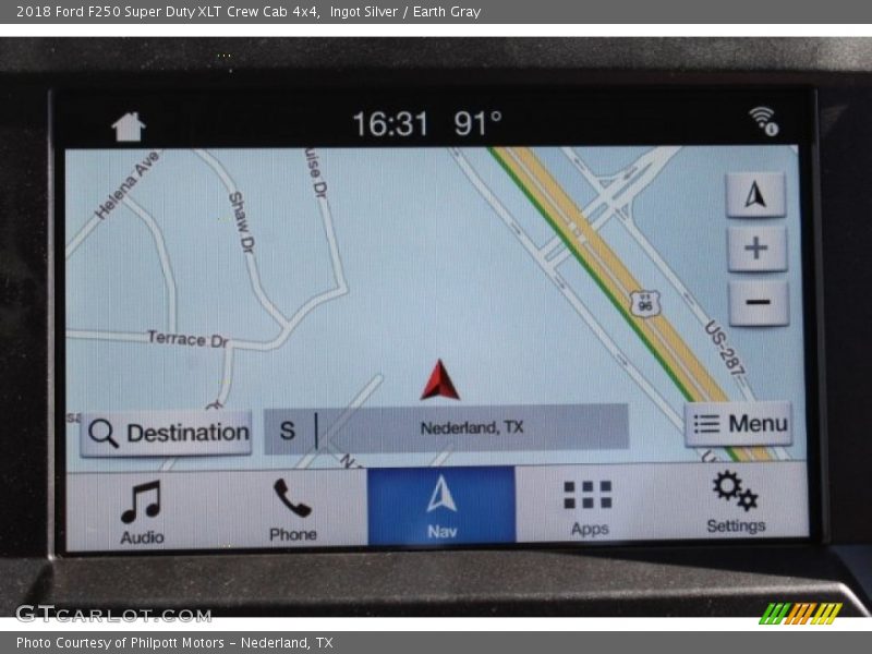 Ingot Silver / Earth Gray 2018 Ford F250 Super Duty XLT Crew Cab 4x4