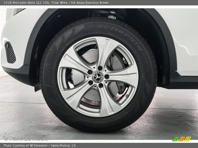 Polar White / Silk Beige/Espresso Brown 2018 Mercedes-Benz GLC 300