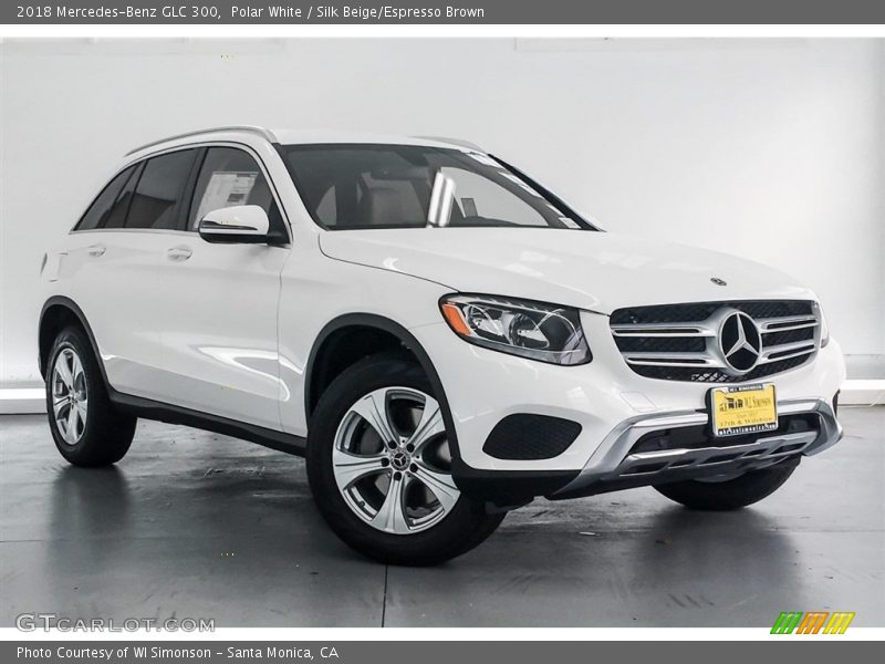 Polar White / Silk Beige/Espresso Brown 2018 Mercedes-Benz GLC 300
