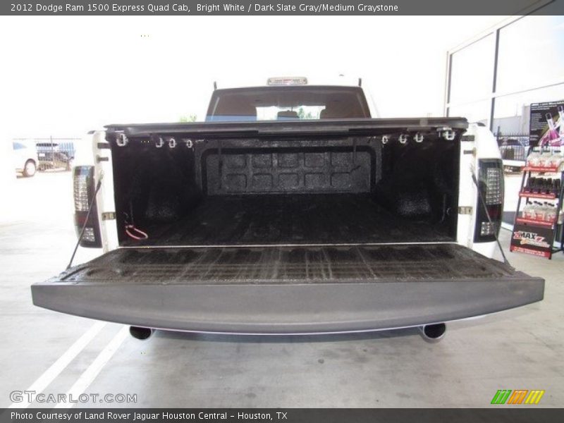 Bright White / Dark Slate Gray/Medium Graystone 2012 Dodge Ram 1500 Express Quad Cab