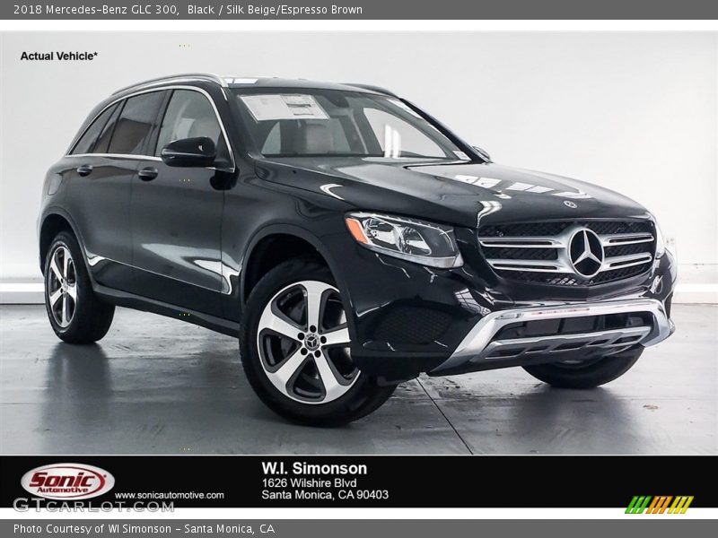 Black / Silk Beige/Espresso Brown 2018 Mercedes-Benz GLC 300