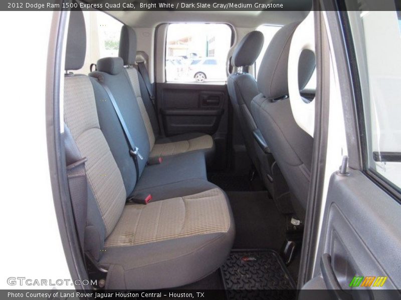 Bright White / Dark Slate Gray/Medium Graystone 2012 Dodge Ram 1500 Express Quad Cab