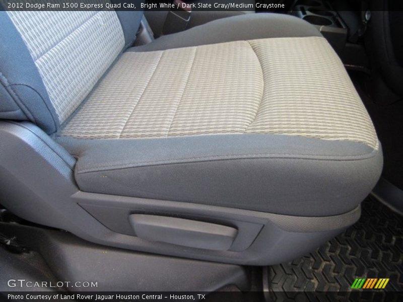 Bright White / Dark Slate Gray/Medium Graystone 2012 Dodge Ram 1500 Express Quad Cab