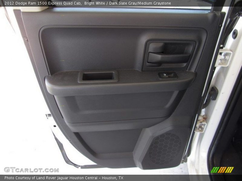 Bright White / Dark Slate Gray/Medium Graystone 2012 Dodge Ram 1500 Express Quad Cab