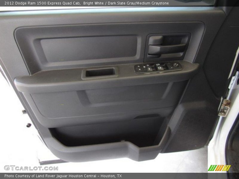 Bright White / Dark Slate Gray/Medium Graystone 2012 Dodge Ram 1500 Express Quad Cab