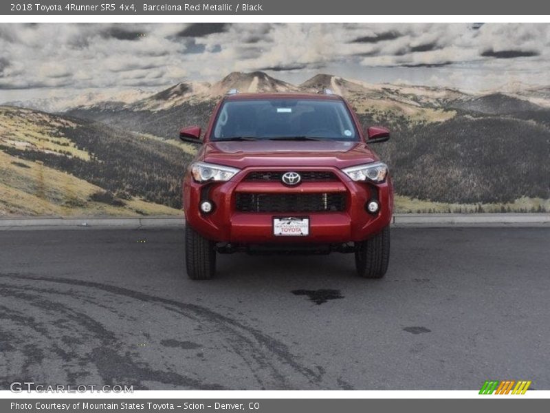 Barcelona Red Metallic / Black 2018 Toyota 4Runner SR5 4x4