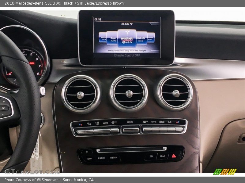 Black / Silk Beige/Espresso Brown 2018 Mercedes-Benz GLC 300